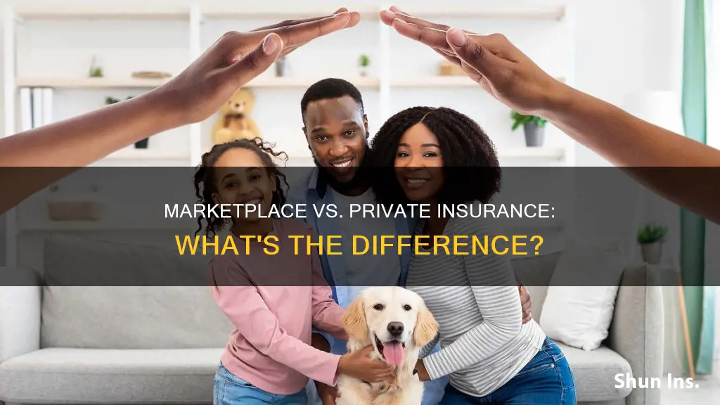 what is the difference between marketplace and private insurance