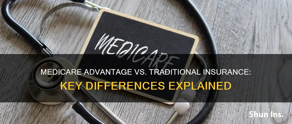 what is the difference between medicare advantage and traditional insurance