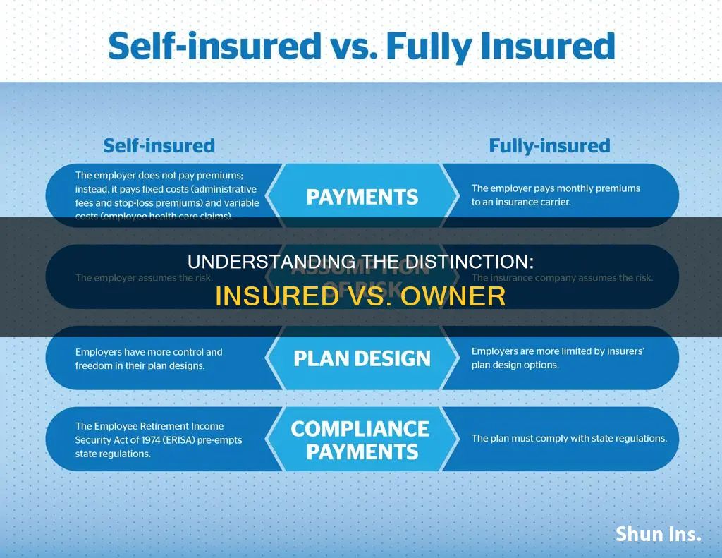 what is the difference between owner and insured