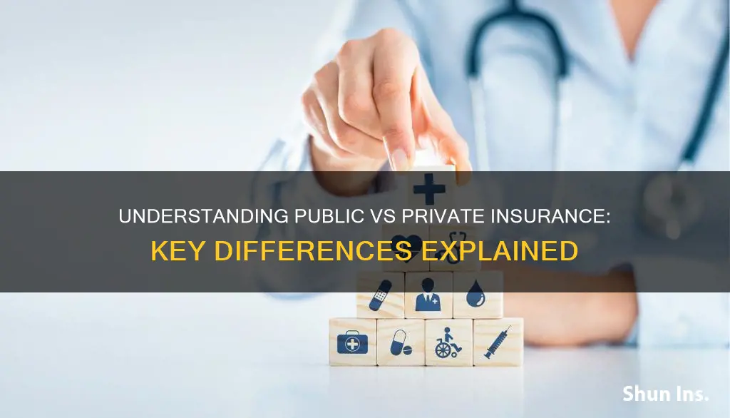 what is the difference between private and public insurance