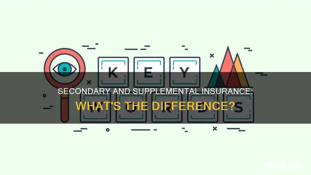 what is the difference between secondary and supplemental medical insurance
