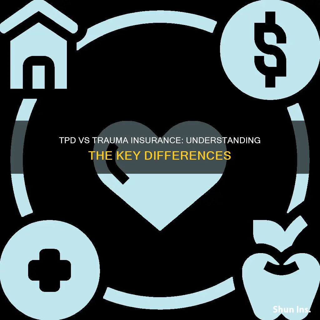 what is the difference between tpd and trauma insurance