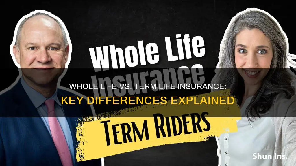 what is the differencebetweenwhole life insurance and life insurance