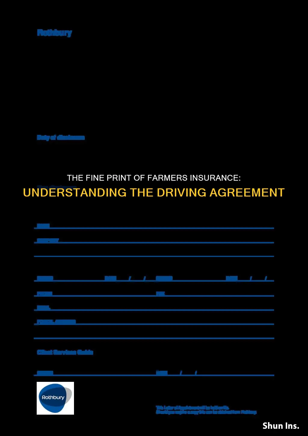 what is the driving agreement for farmers insurance