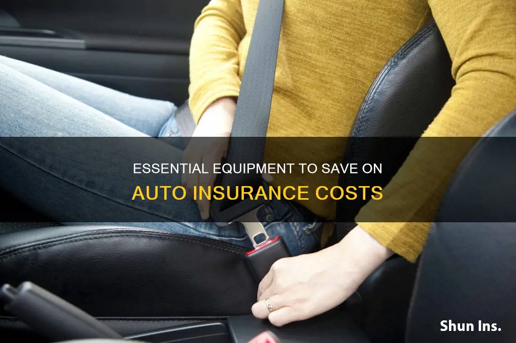 what is the equipment to save auto insurance