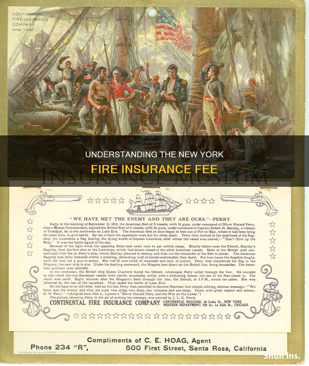 what is the for commercial insurance new york fire fee