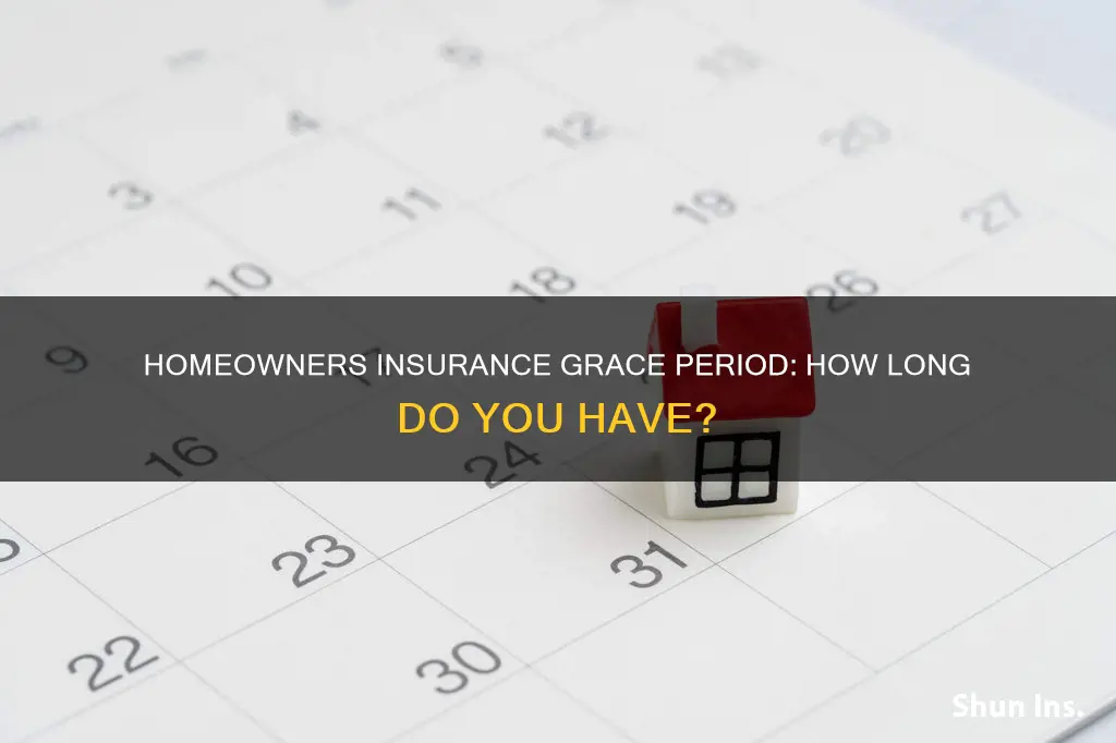 what is the grace period for homeowners insurance
