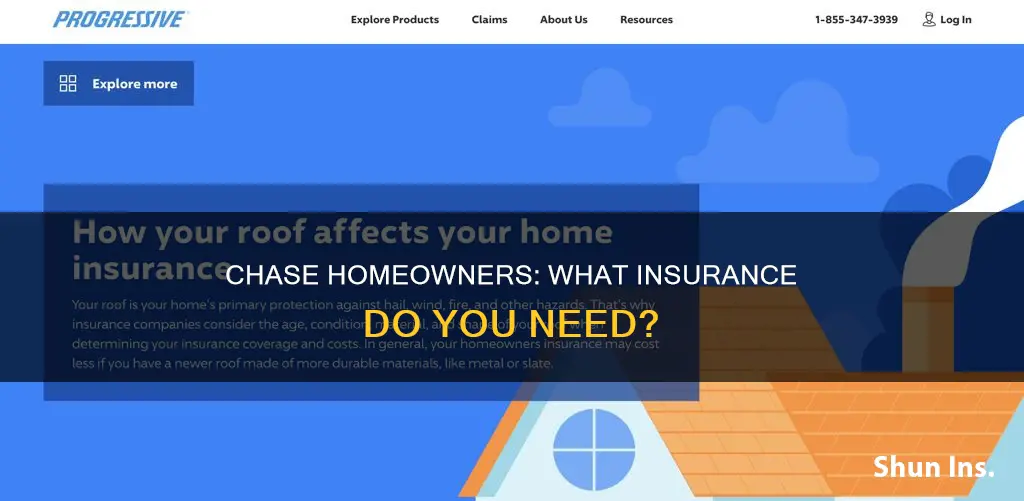 what is the homeowners insurance requirements for chase