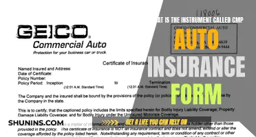 Understanding the CMP Auto Insurance Form: A Guide