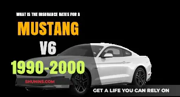 Insurance Rates for Mustang V6: 1990-2000 Explored
