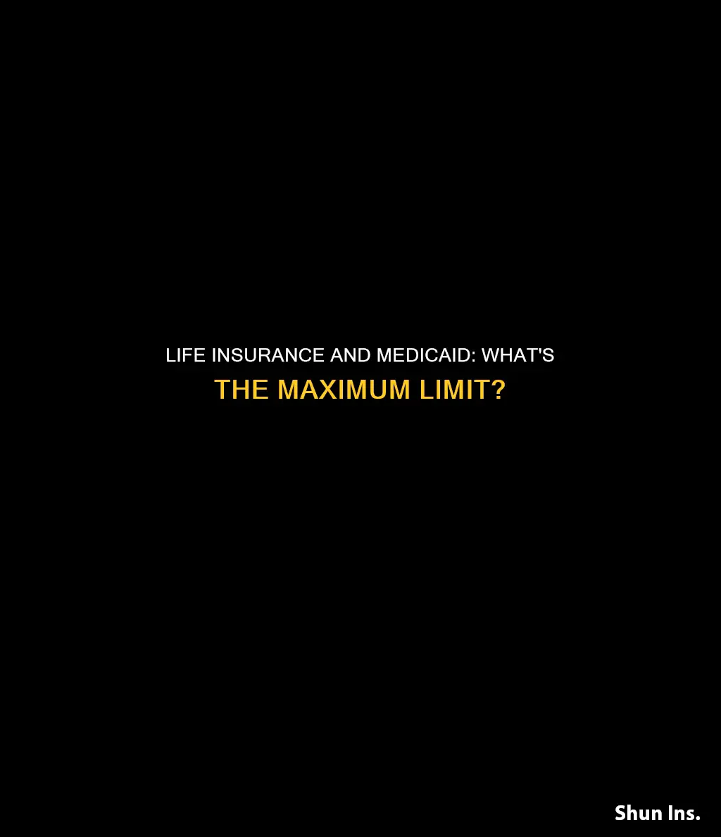 what is the maximum life insurance for medicaid