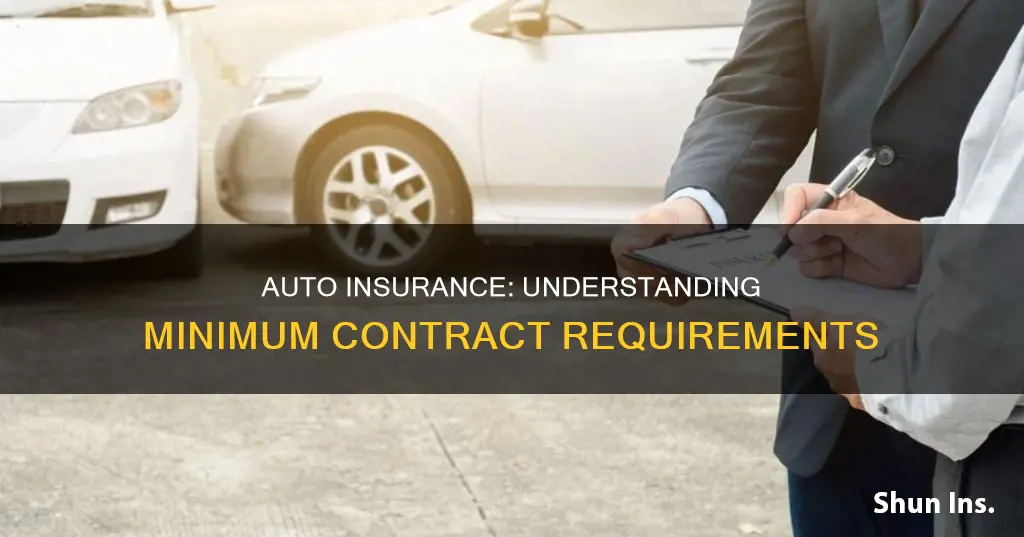 what is the minimum auto insurance contract