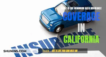 Auto Insurance: California's Minimum Coverage Requirements