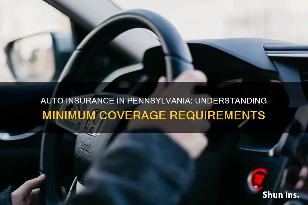 what is the minimum auto insurance coverage in Pennsylvania