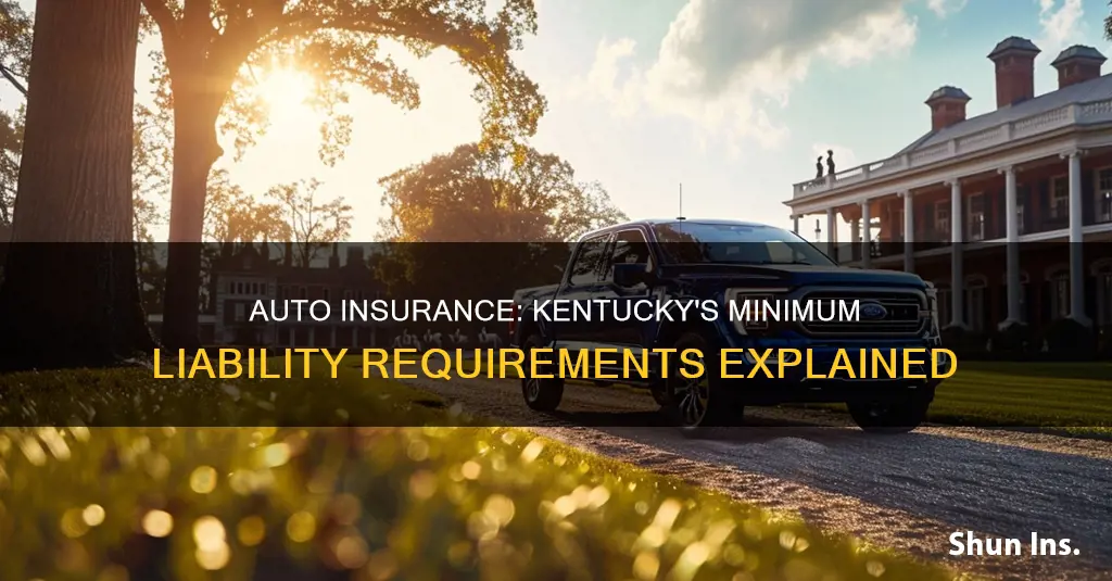 what is the minimum auto liabiltiy insurance required in ky