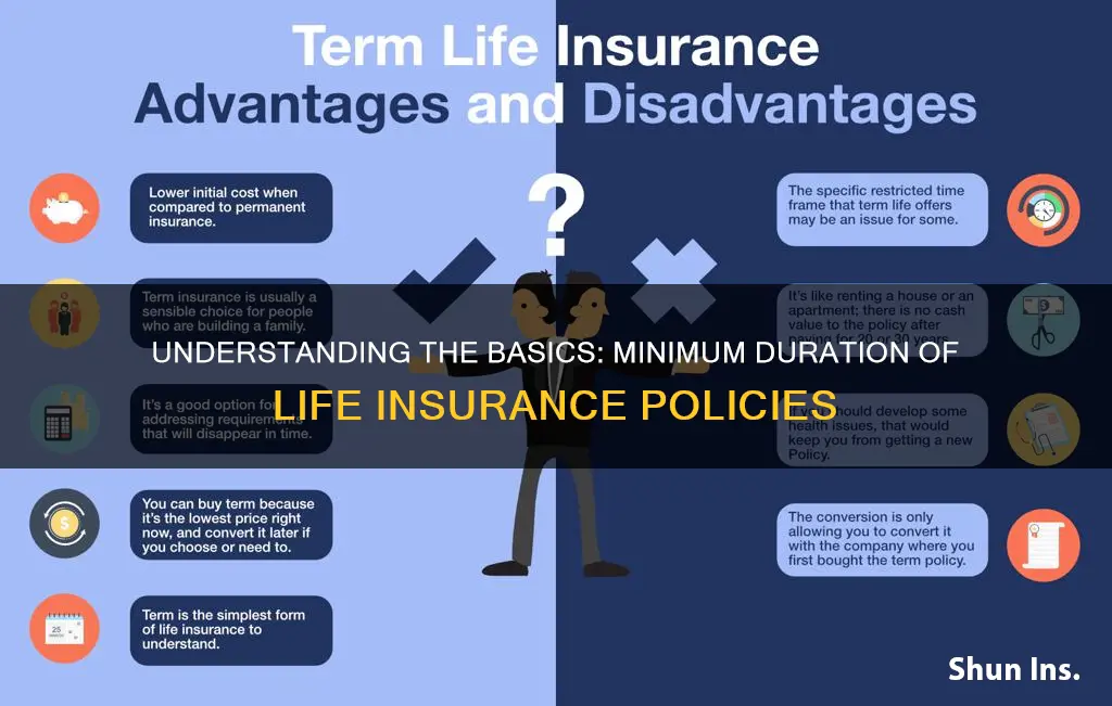 what is the minimum period for life insurance