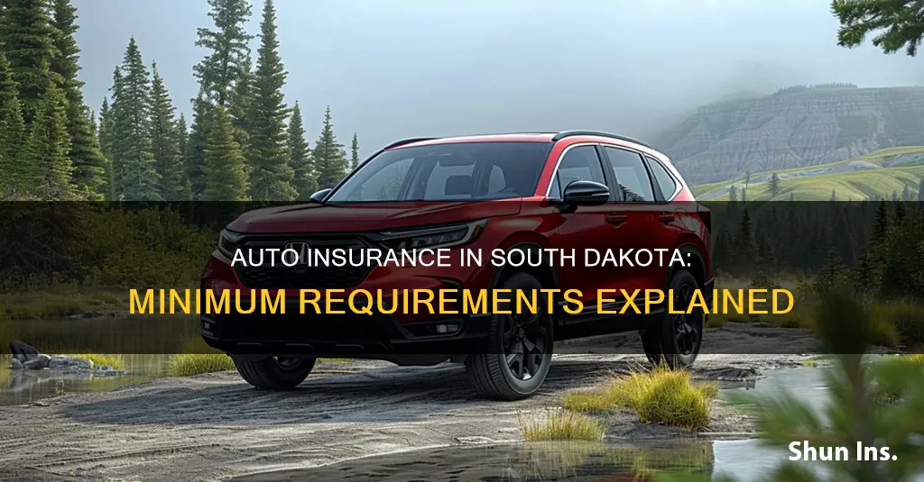 what is the minimum required auto insurance in south dakota