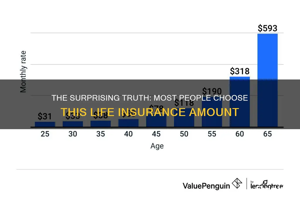 what is the most common life insurance amount