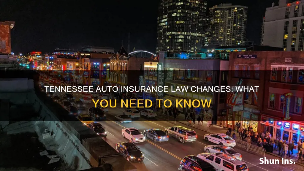 what is the new auto insurance law in Tennessee