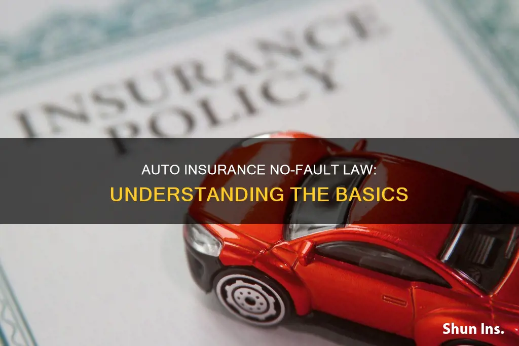 what is the no fault law for auto insurance