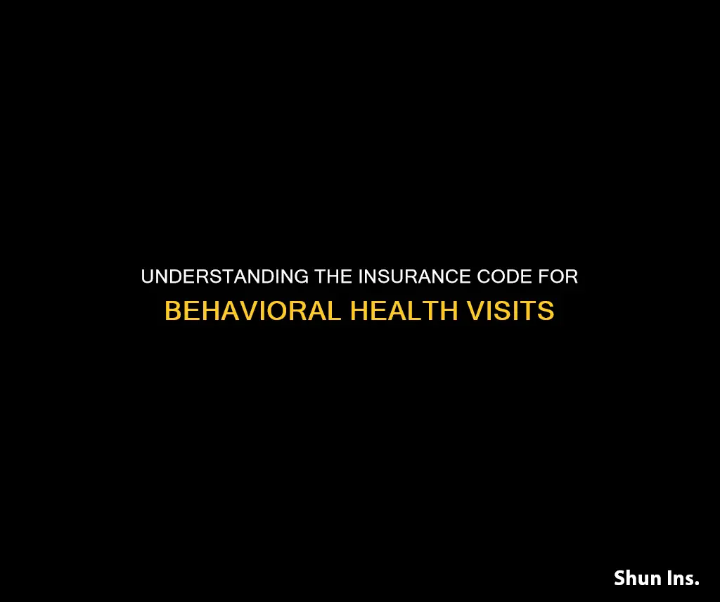 what is the office visit insurance code for behavioral services