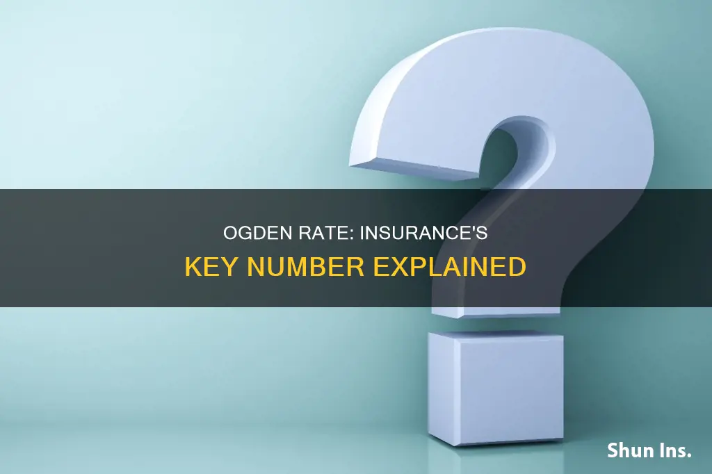 what is the ogden rate in insurance