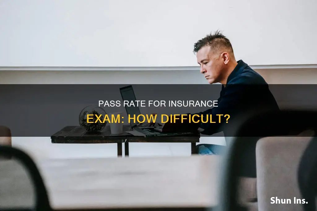 what is the pass rate for insurance exam