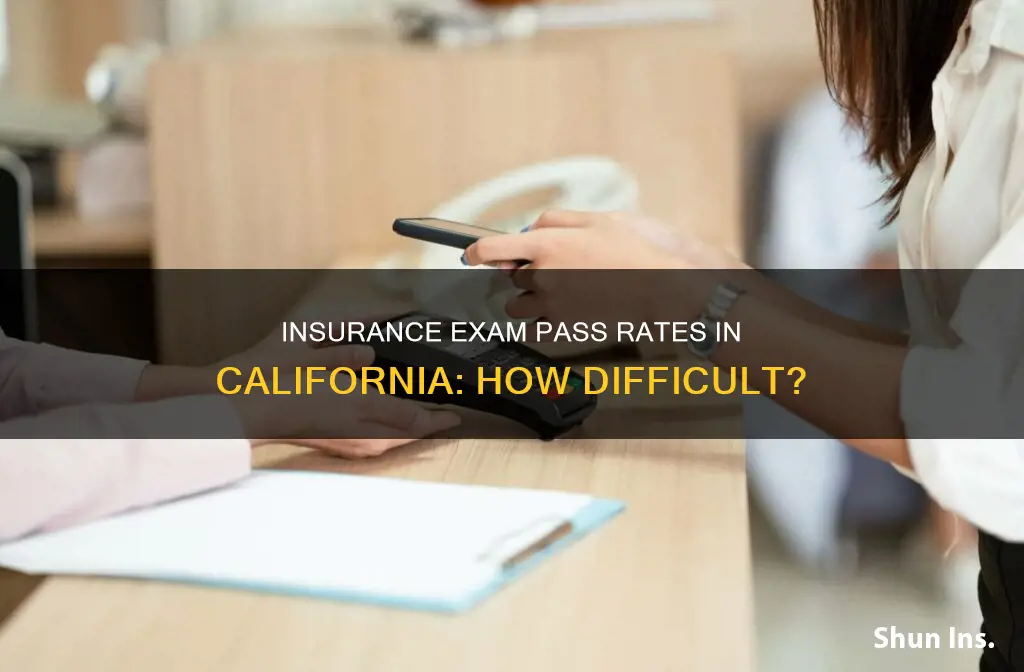 what is the pass rate in ca for insurance