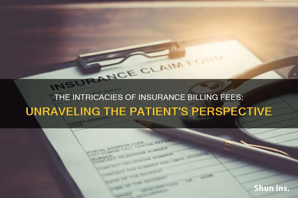 what is the patients insurance billing fee