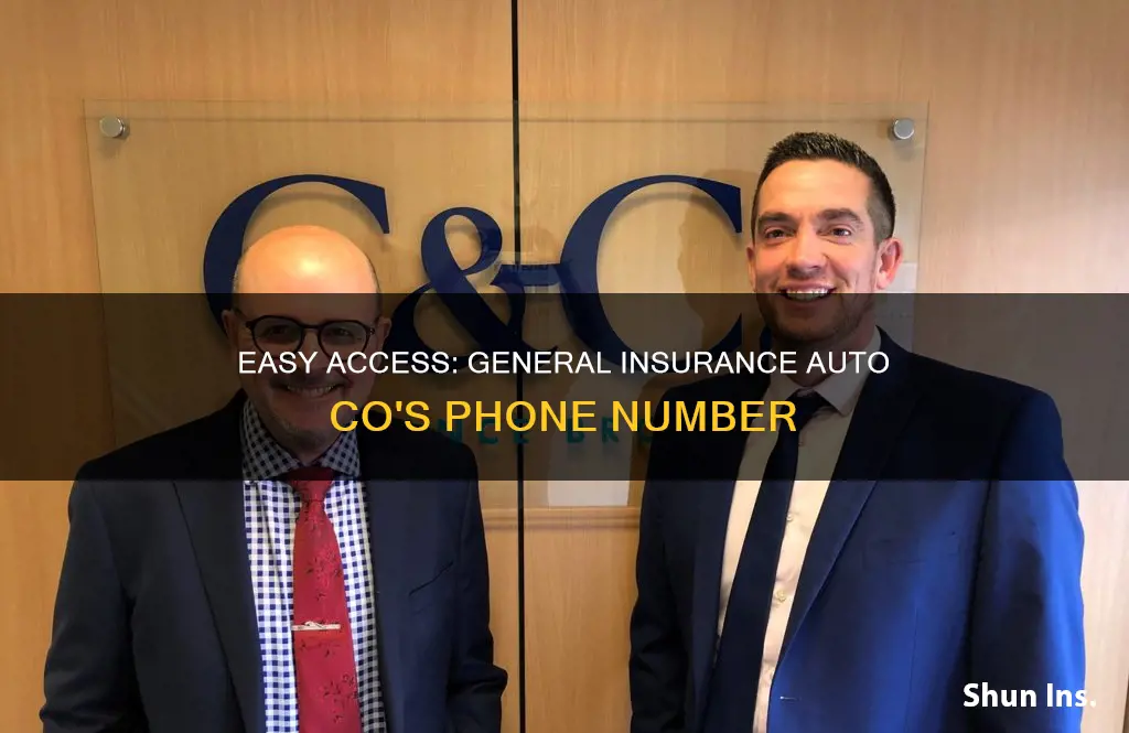 what is the phone no for general insurance auto co