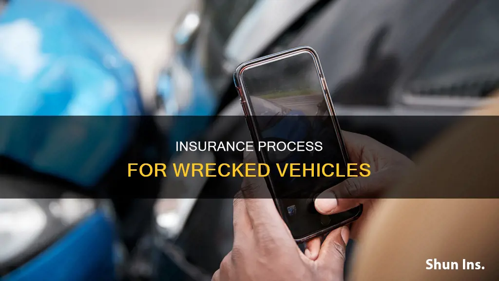 what is the process of insurance on a wrecked vehicle