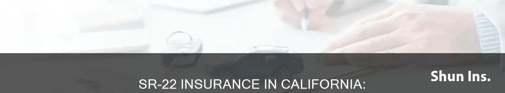 what is the rate for sr 22 insurance incalifornia