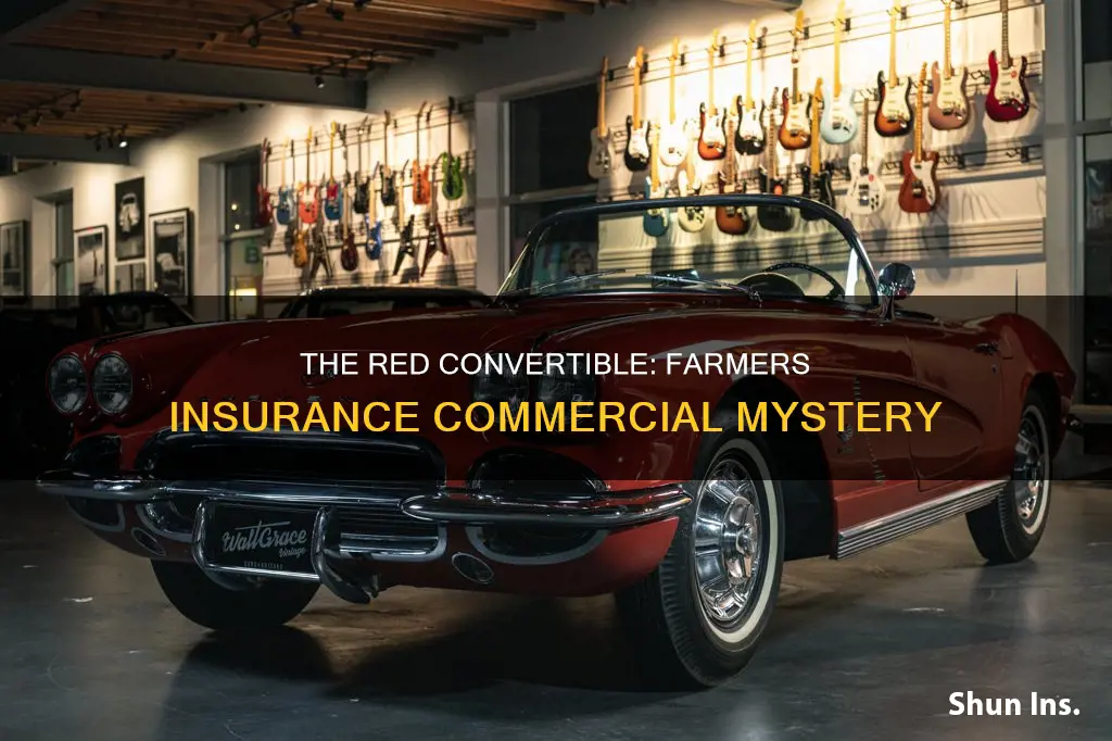 what is the red convertible in the farmers insurance commercial