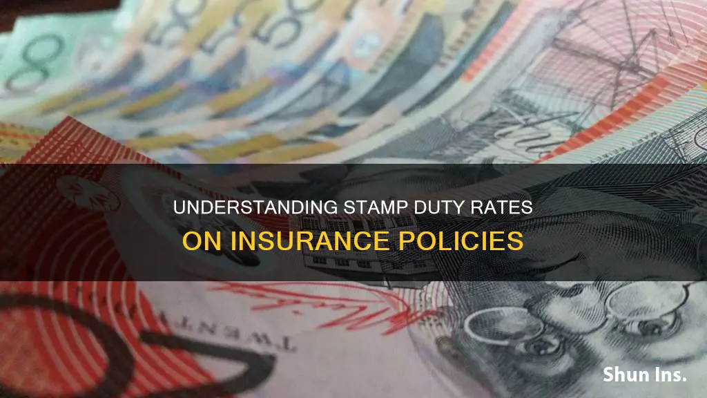 what is the stamp duty rate on insurance