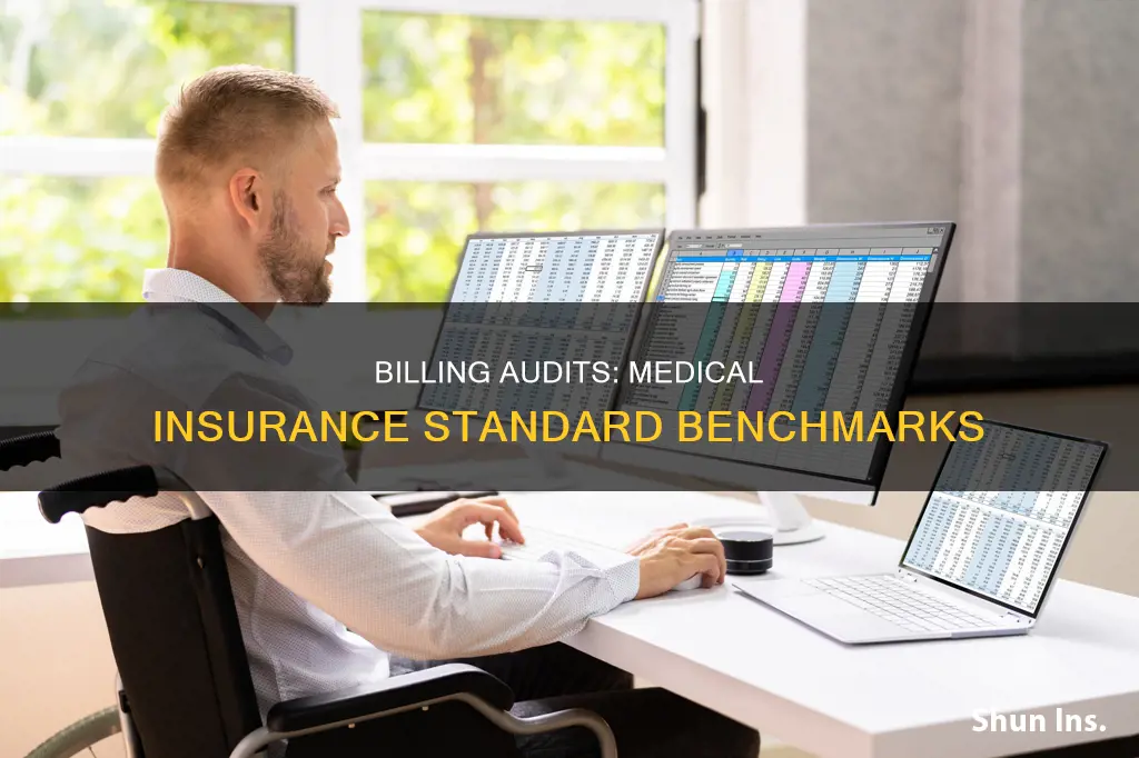 what is the standard benchmark for medical insurance billing audits