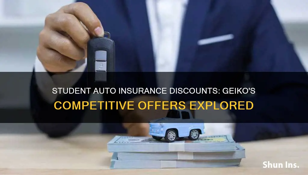 what is the student discout for auto insurance at geiko