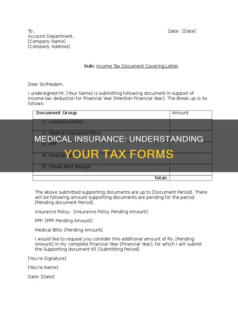 what is the tax form for medical insurance