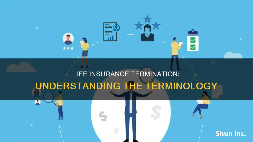 what is the termonology for closing life insurence