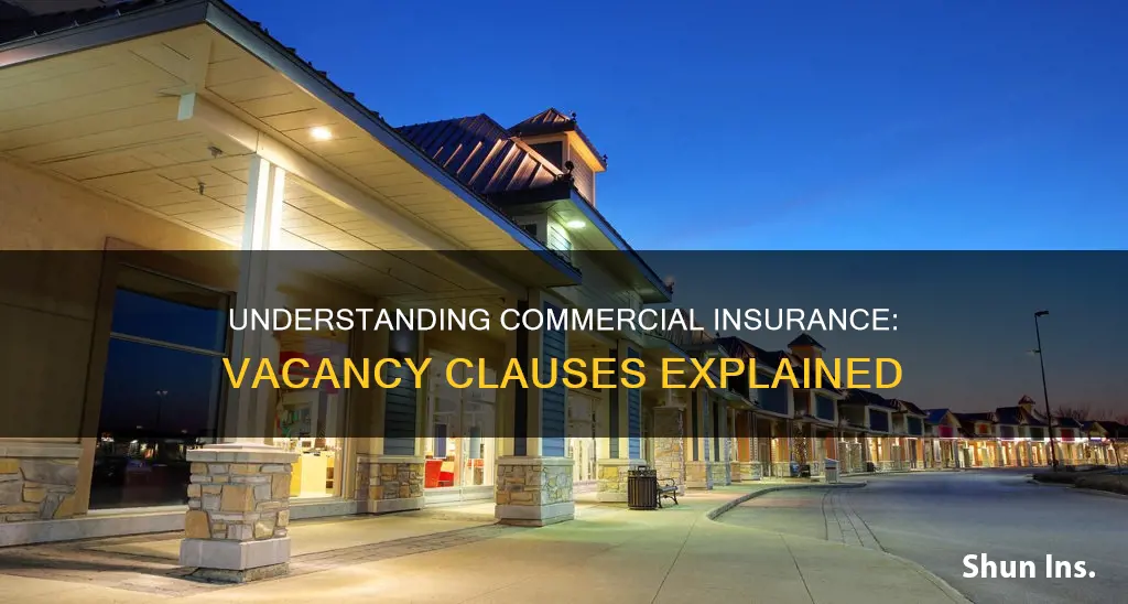 what is the vacany conditon in commercial insurance