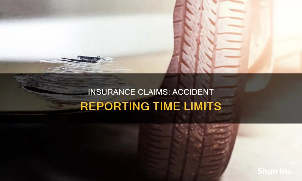 what is time limit to inform insurance about accidents