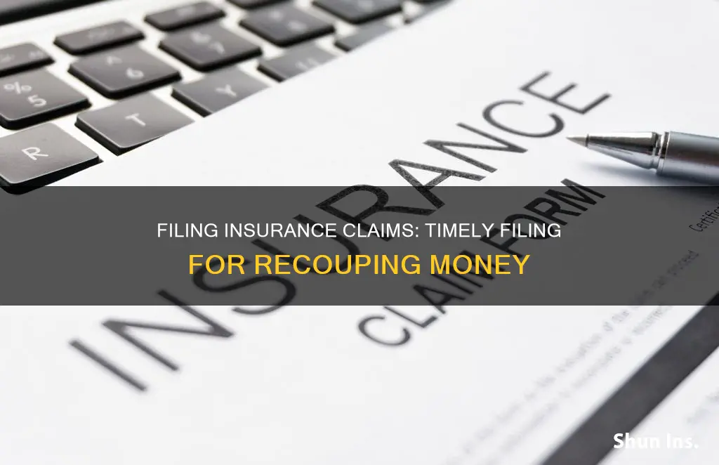 what is timely filing for insurances to recoup money
