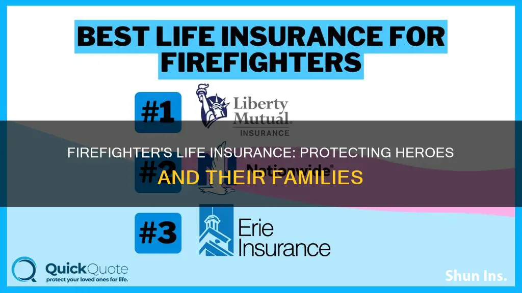 what is typical life insurance on firefighters