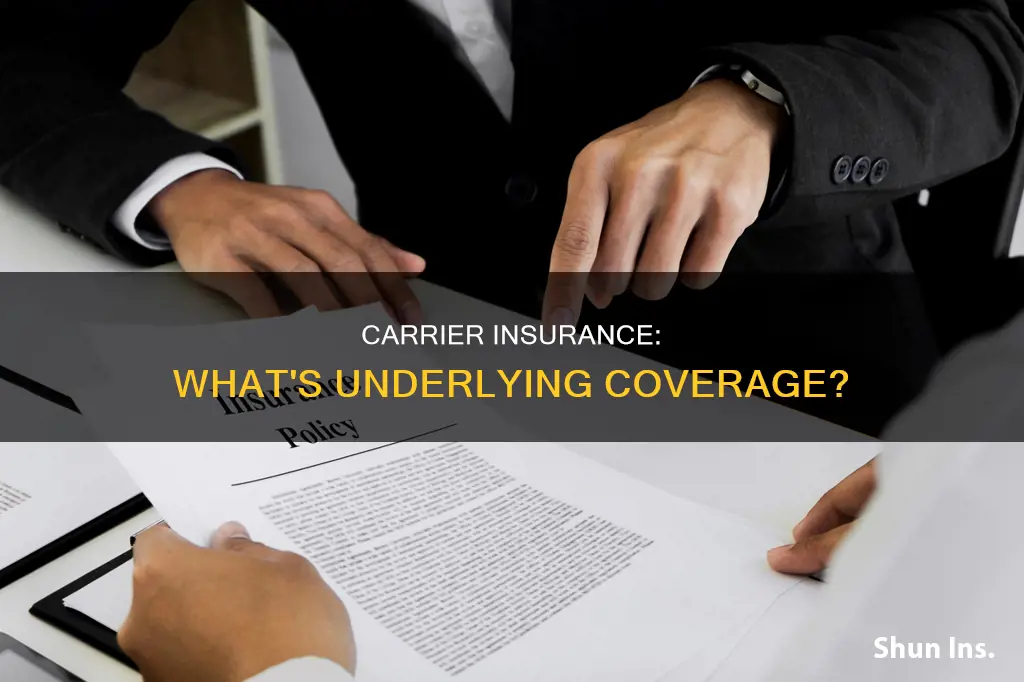 what is underlying carrier insurance