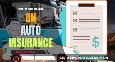 Auto Insurance: Avoid Unnecessary Coverage and Save Money