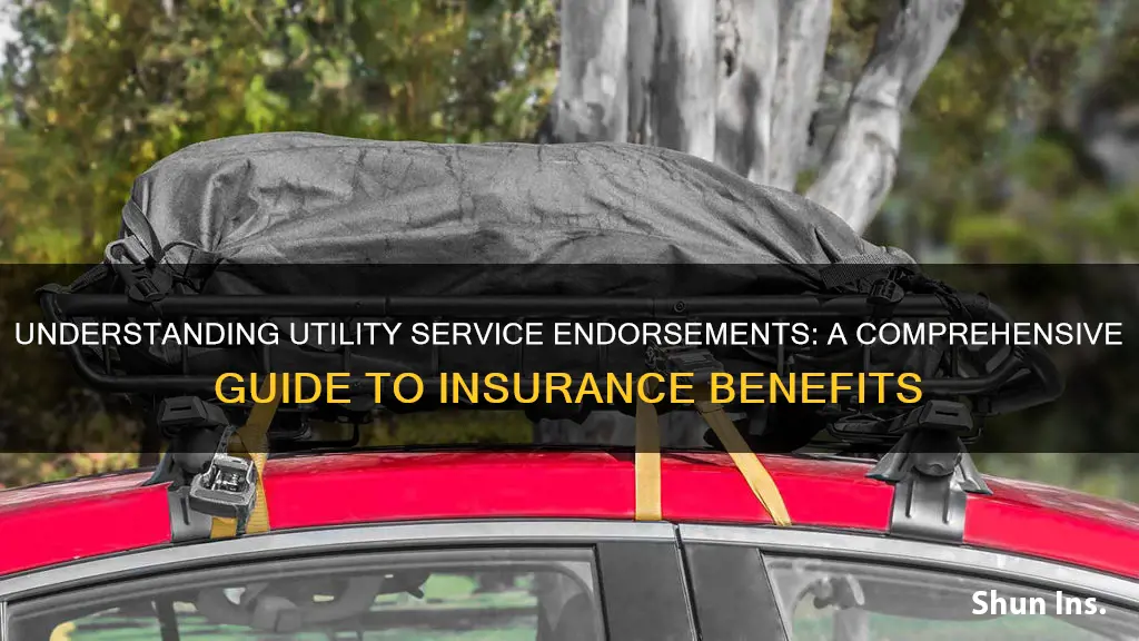 what is utility service endorsement in insurance