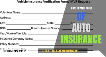 Auto Insurance Proof: What Counts as Valid Evidence?