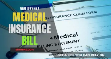 Understanding Medical Insurance Bills: What is "W/O"?