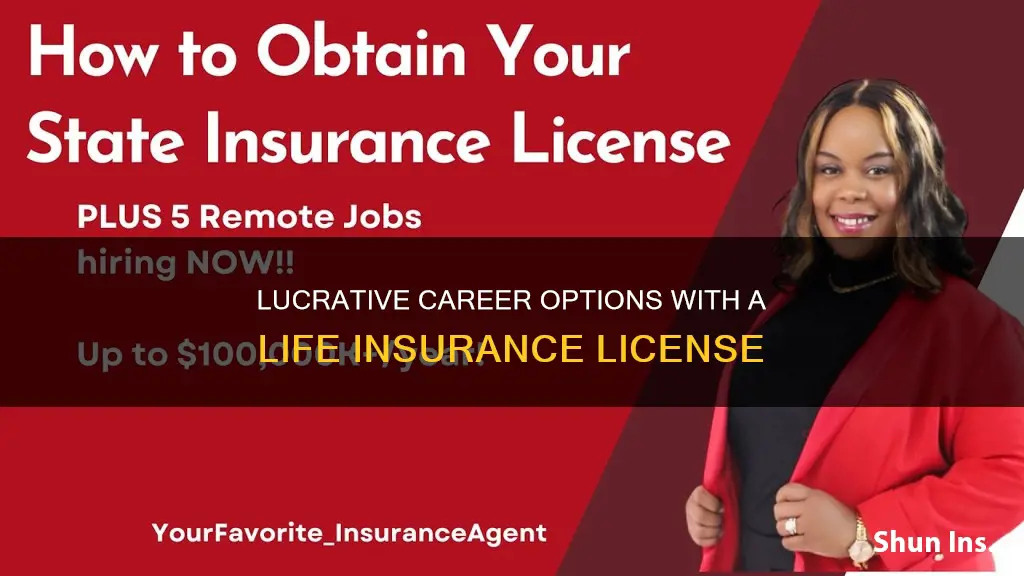 what jobs can you get with a life insurance license