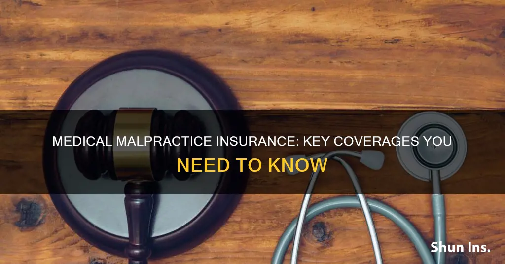 what key coverages are offerred in medical malpractice insurance