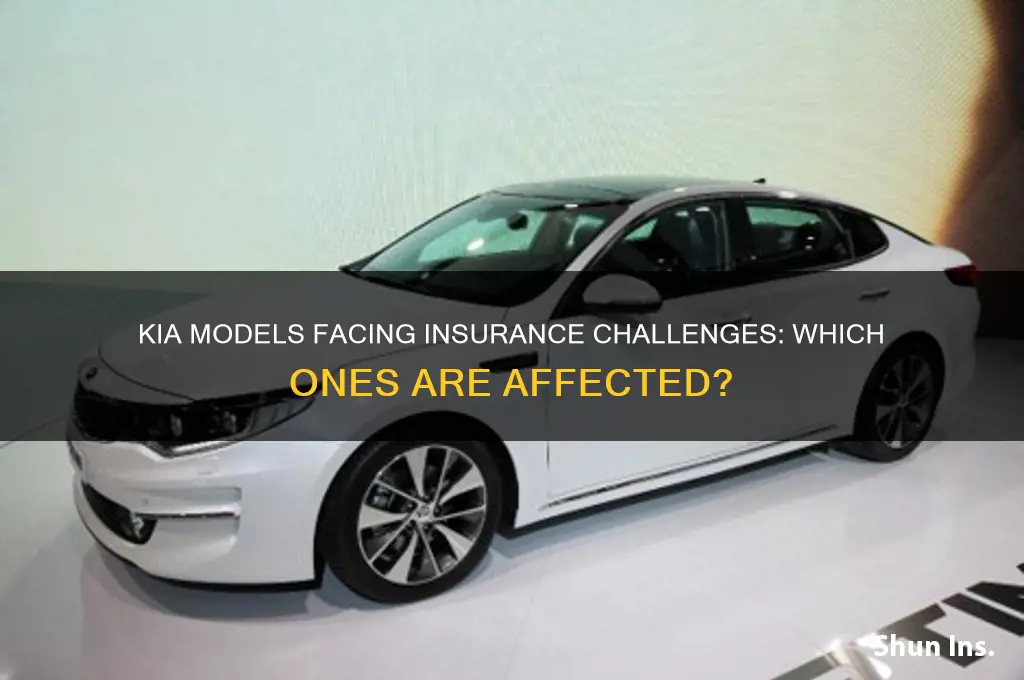 what kia models are not being insured